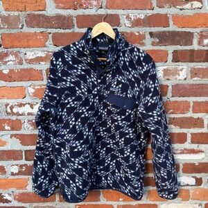 Patagonia Synchilla Snap-T Fleece Pullover Size Small Synched Flight‎ New Navy